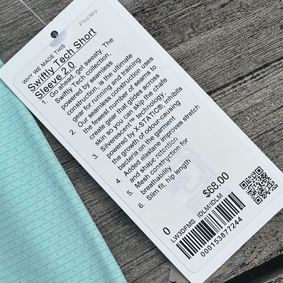 Lululemon Swiftly Tech Short-Sleeve Shirt 2.0 Ideal Mint size 0 NWT - Picture 3 of 7